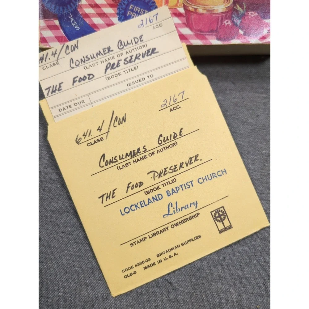 1976 The‎ Food Preserver Consumer Guide Blue Ribbon Recipes Vintage Trade PB